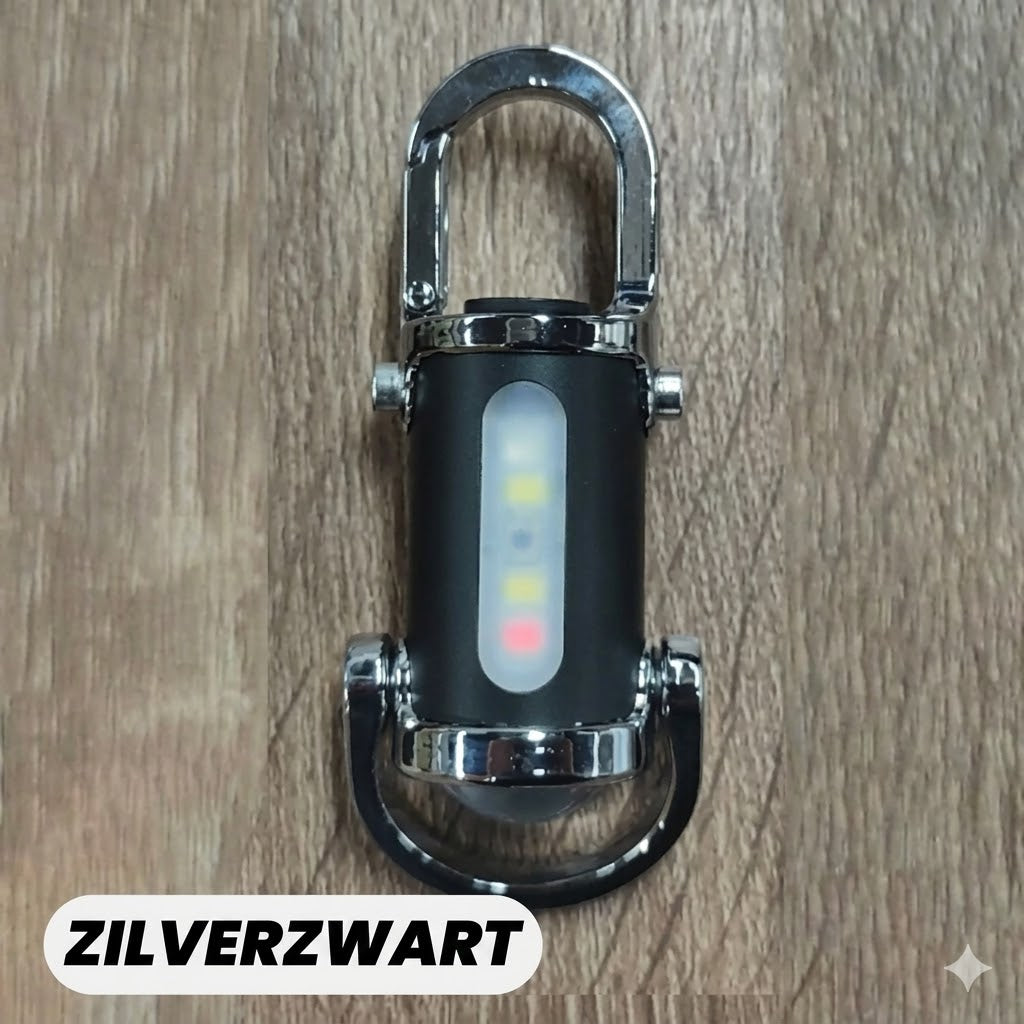Super Heldere Mini Sleutelhanger Zaklamp Waterdicht