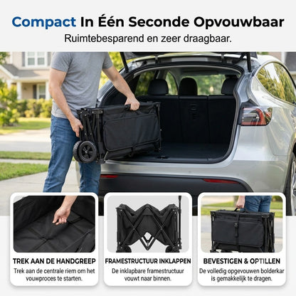 Opvouwbare Bolderkar