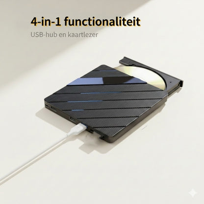 Externe CD/DVD-drive voor laptop