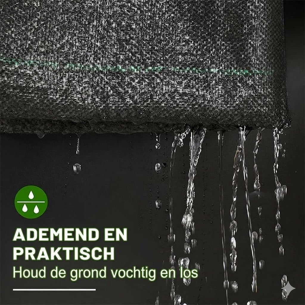 Biologisch afbreekbaar onkruidwerend doek