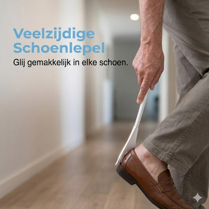 Niet-buigbare sokkenhulp met treklussen