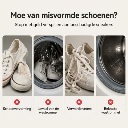 Mesh schoenwaszak voor wasmachine
