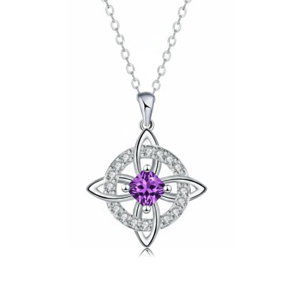 Ketting met Heksenknoop en Geboortesteen