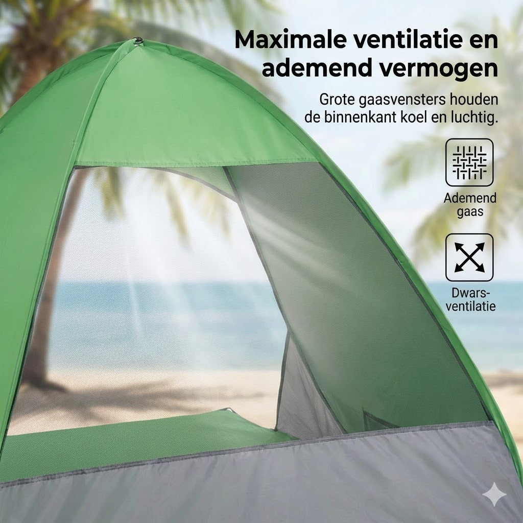 Automatische pop-up strandtent