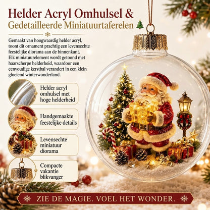 VinterMagi verlichte miniatuur kerstdecoratie