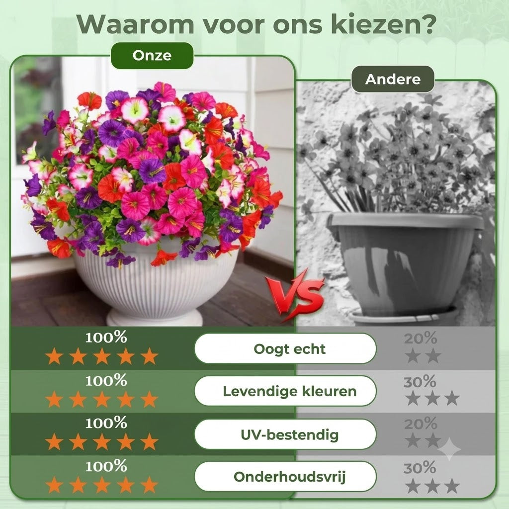 UV Bestendig Boeket met Kunstpetunia