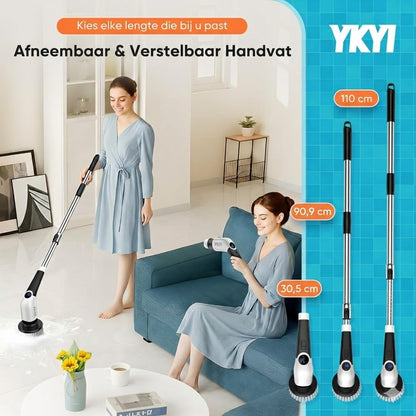 9-in-1 elektrische schoonmaakborstel
