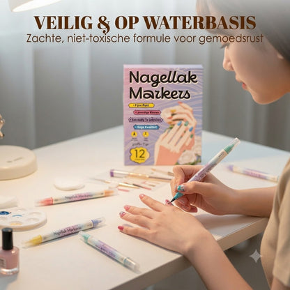 Deze dual-tip pennen maken van jouw nagels een kunstwerk