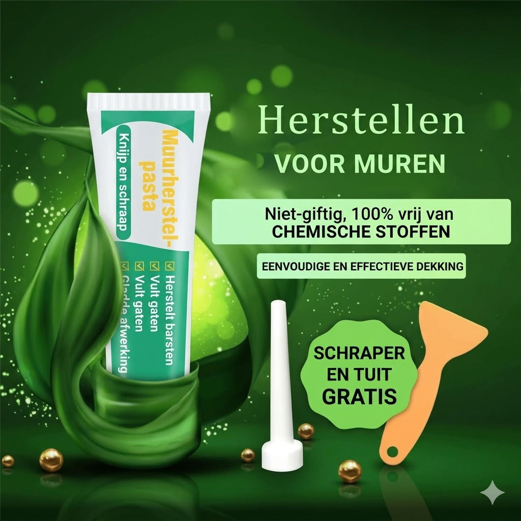 Niet-giftig muurherstelmiddel