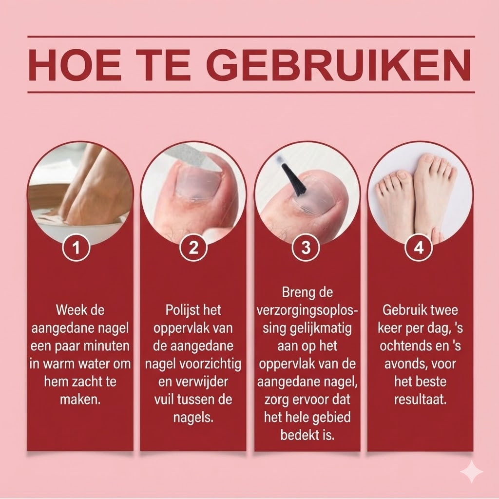 Nagelherstellende essence voor beschadigde nagels