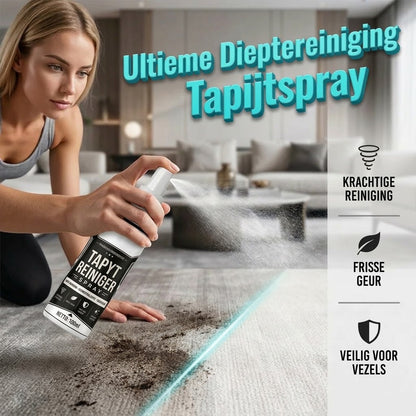 Vlekkenverwijderaar voor tapijt en bekleding zonder schrobben