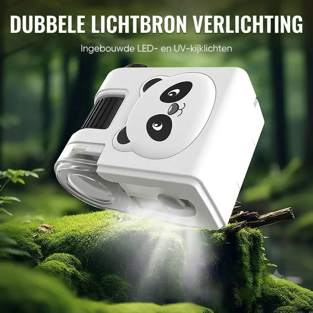Draagbare educatieve microscoop met telefoonhouder voor kinderen