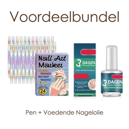 Deze dual-tip pennen maken van jouw nagels een kunstwerk