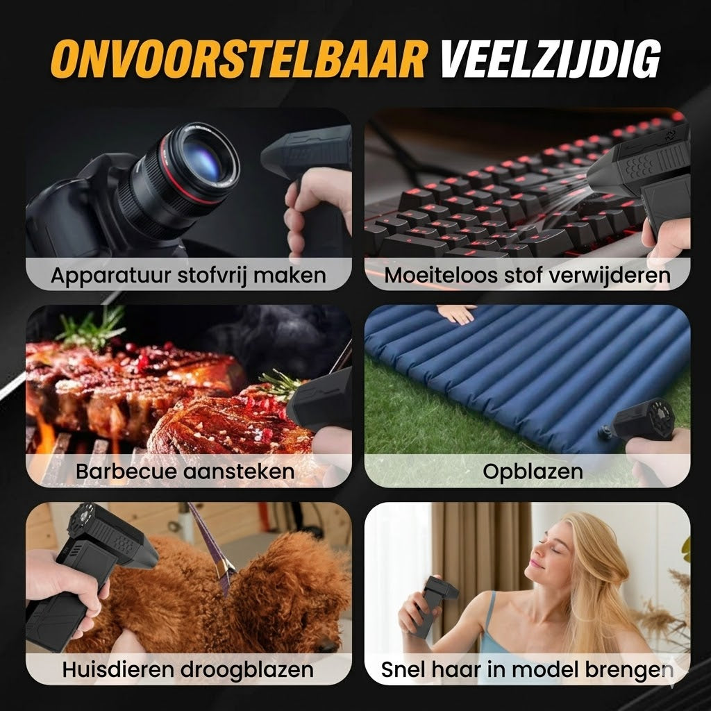 Krachtige turboventilator