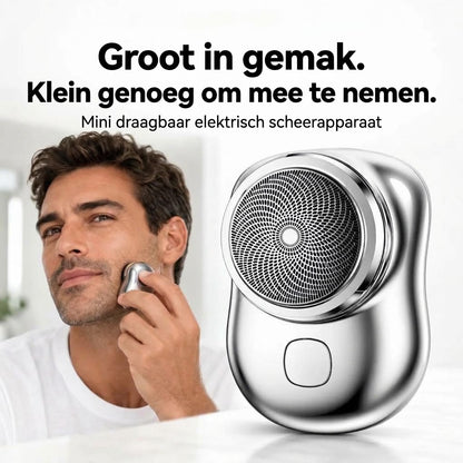 Mini elektrisch scheerapparaat met USB oplaadfunctie