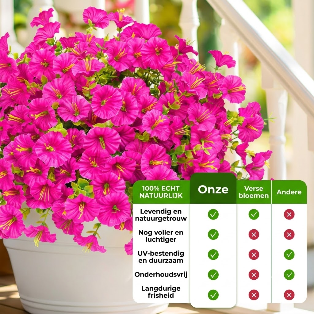 UV Bestendig Boeket met Kunstpetunia