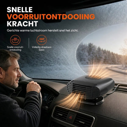 Mini autoverwarmer voor het ontwasemen en ontdooien van autoruiten