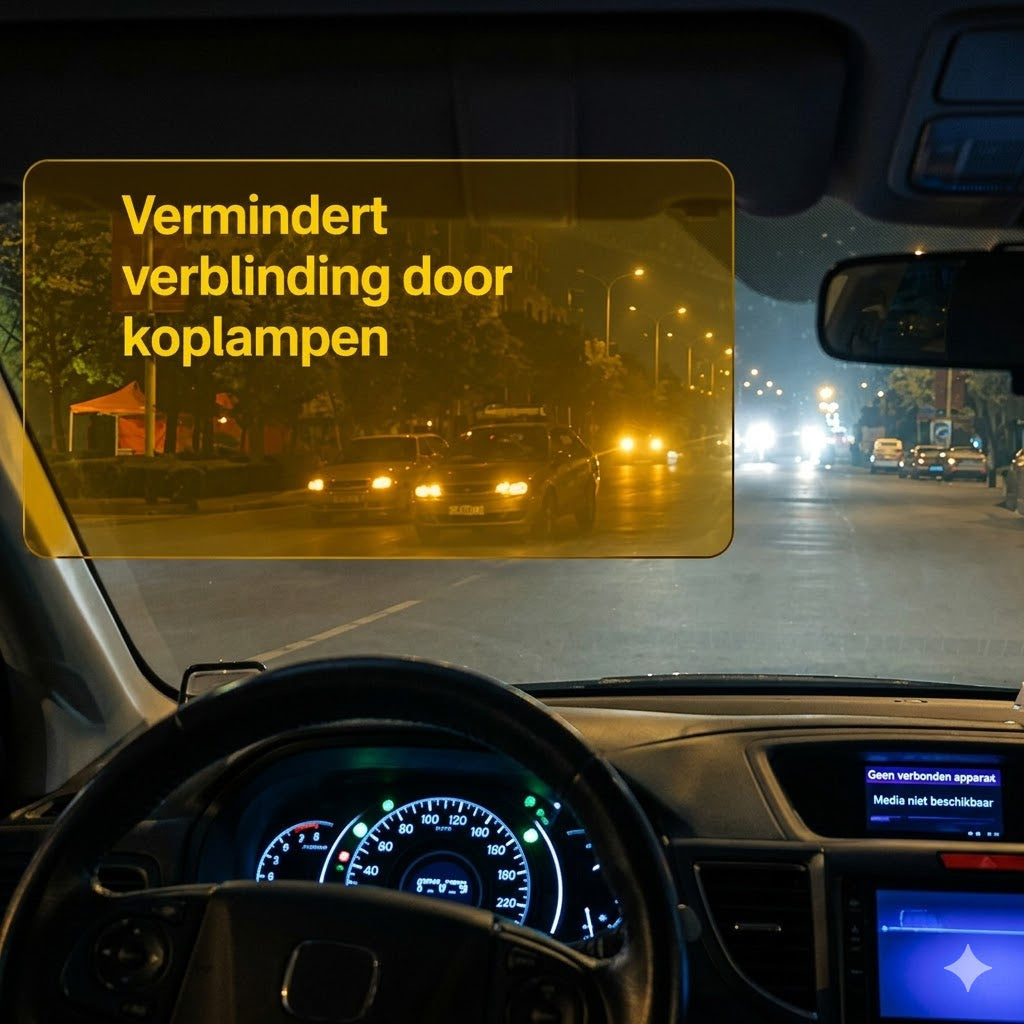 clip-onantiverblindingsvizier voorde auto