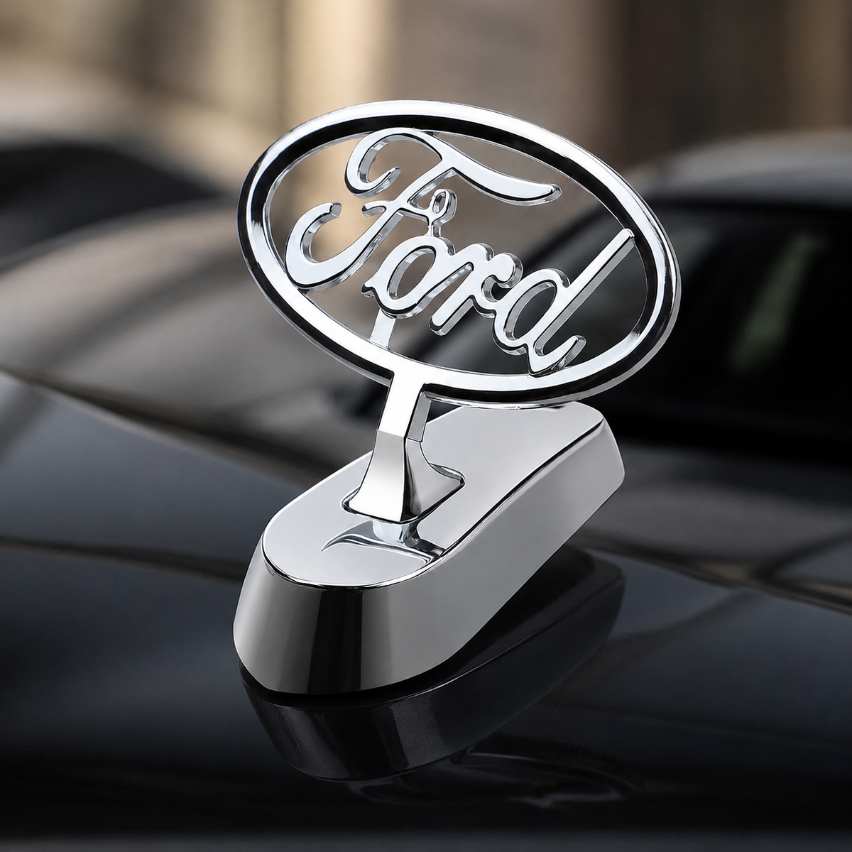 Motorkapembleem met autologo