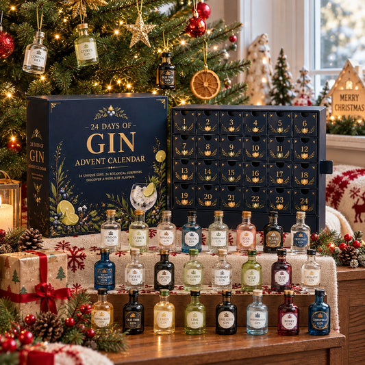 Gin adventskalender 2026 met 24 miniaturen