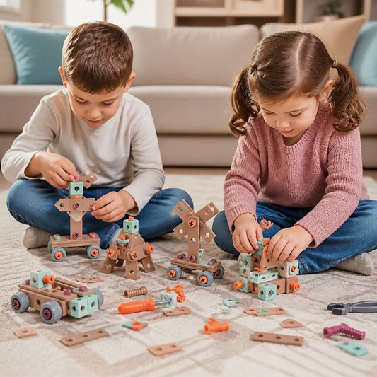 144 delige kindergereedschapsset met boormachine