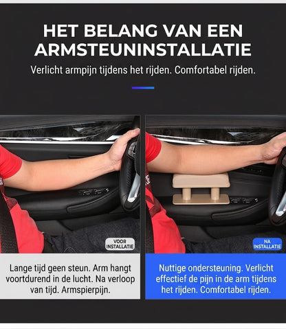 Verstelbaar armsteunkussen voor autodeur