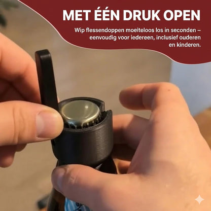 Set van 3 bierflesopeners met hendel