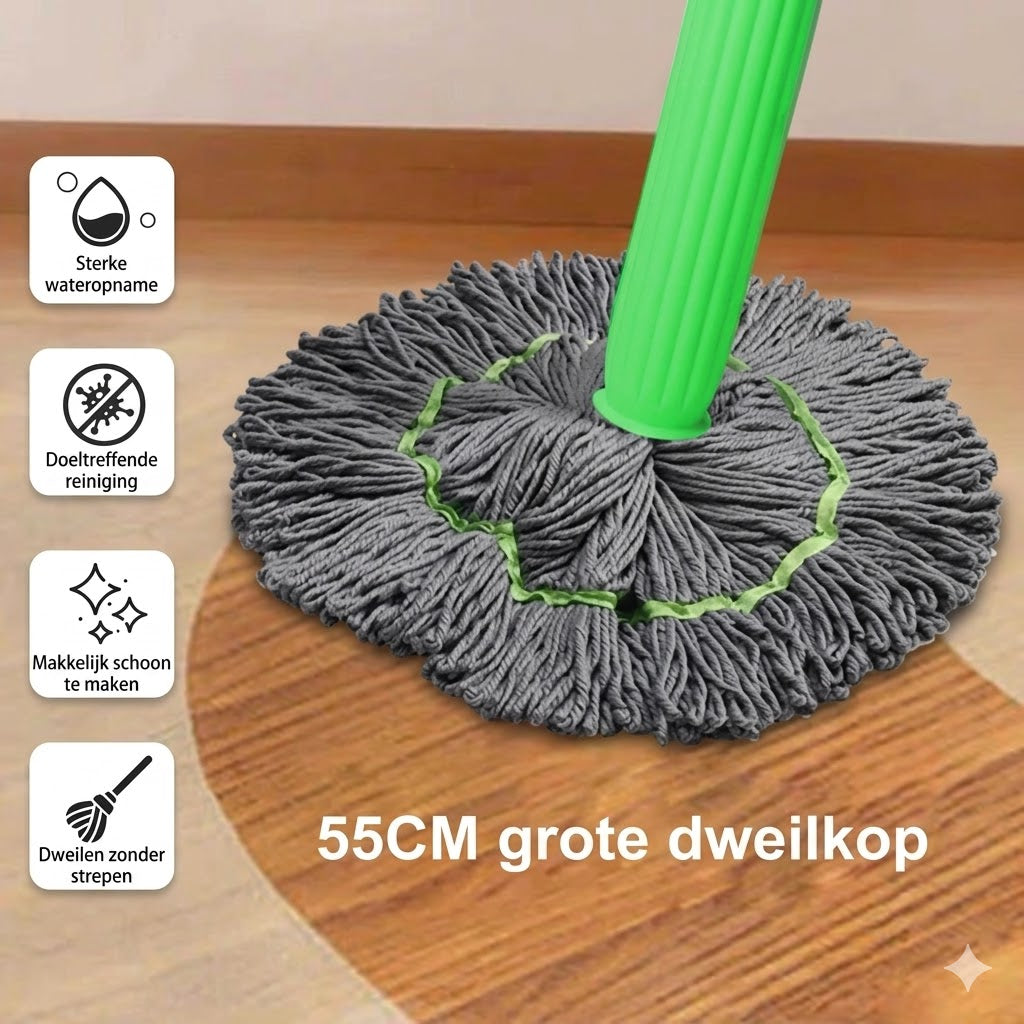 Microvezelabsorberende dweil