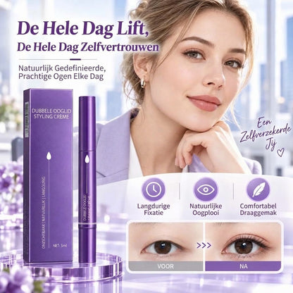 Onzichtbare ooglidcrèmepen voor natuurlijk gevormde dubbele oogleden