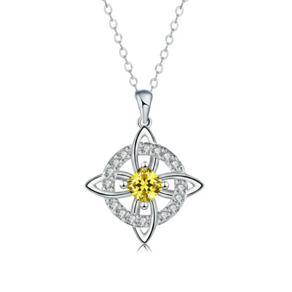 Ketting met Heksenknoop en Geboortesteen