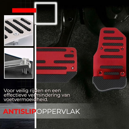 Antislip voetsteunen voor auto