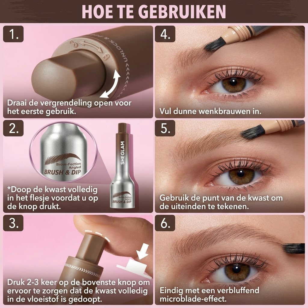 Wenkbrauwvormer voor snelle wenkbrauwstyling