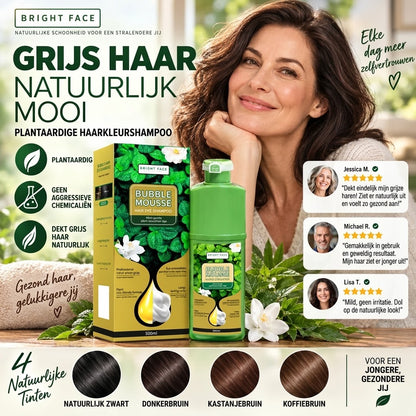 Langhoudende plantaardige schuimhaarverf zonder ammoniak