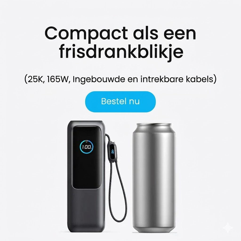 Portable Charger with Built-in Cable