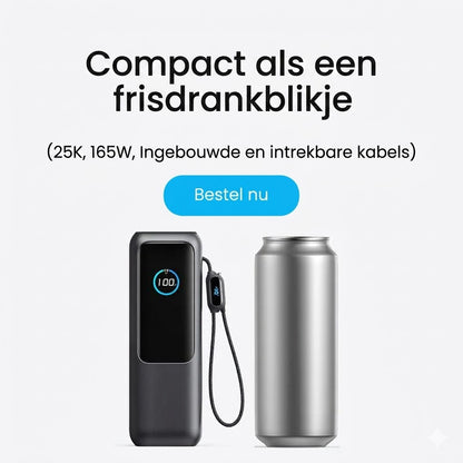Portable Charger with Built-in Cable