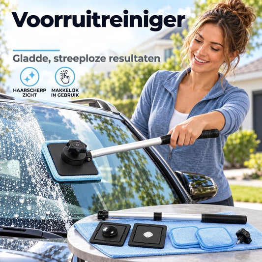 Dubbelzijdige magnetische autoruitenreiniger