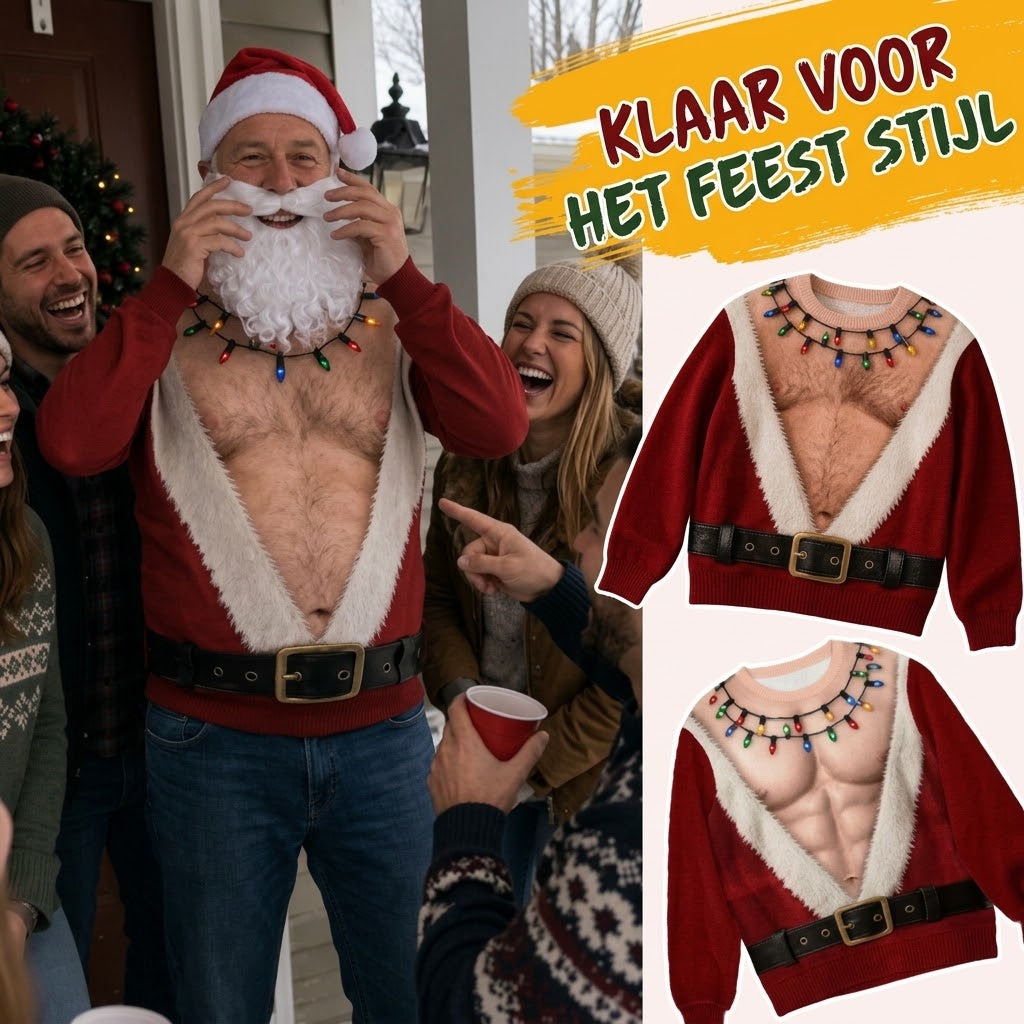 TomteLur grappige kersttrui voor feestjes