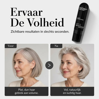 Volumegevende haarspray met perzikgeur voor fijn haar
