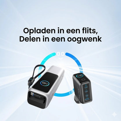 Portable Charger with Built-in Cable