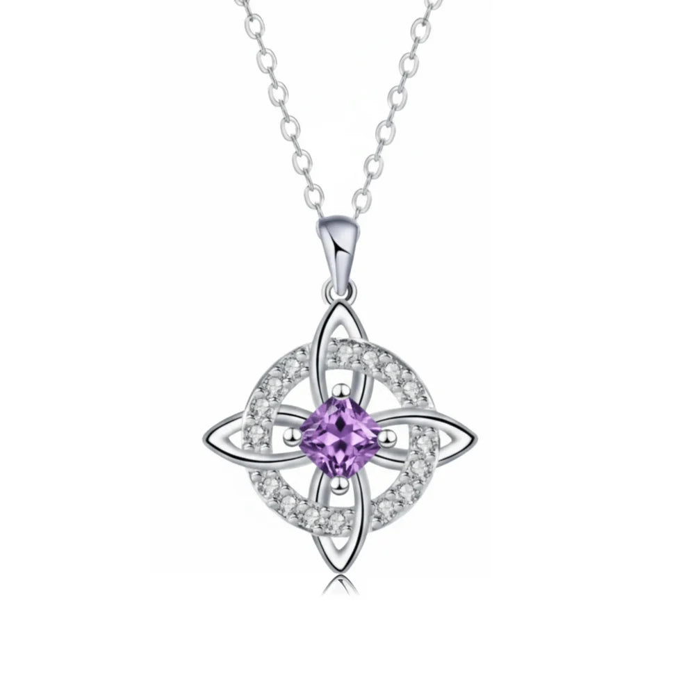 Ketting met Heksenknoop en Geboortesteen