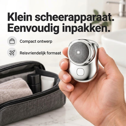 Mini elektrisch scheerapparaat met USB oplaadfunctie