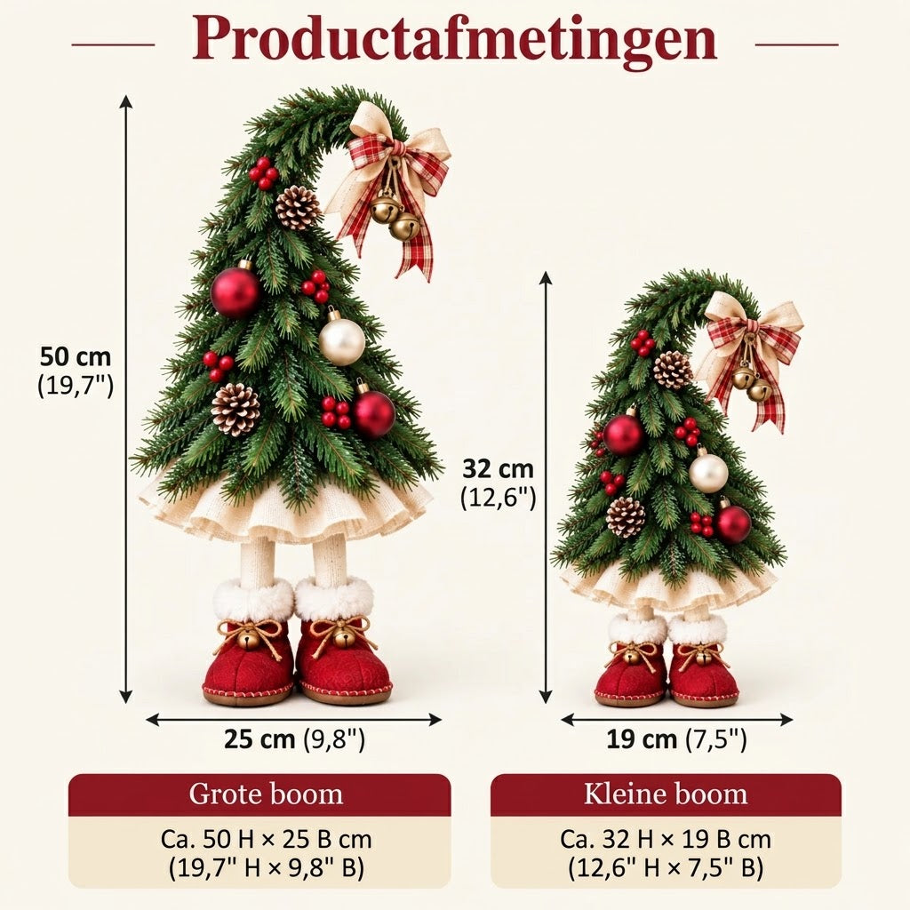 Kerstboomdecoratie met Speelse Elfjes