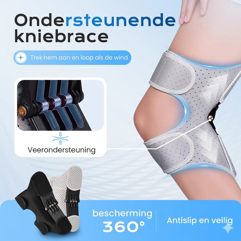 Verstelbare Kniebrace voor Sport