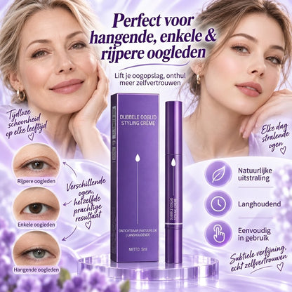 Onzichtbare ooglidcrèmepen voor natuurlijk gevormde dubbele oogleden