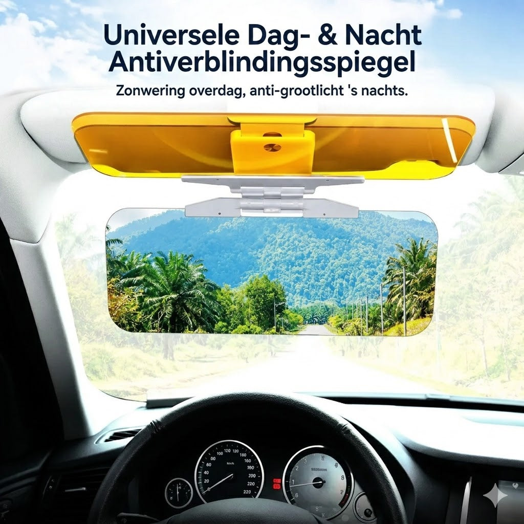 clip-onantiverblindingsvizier voorde auto