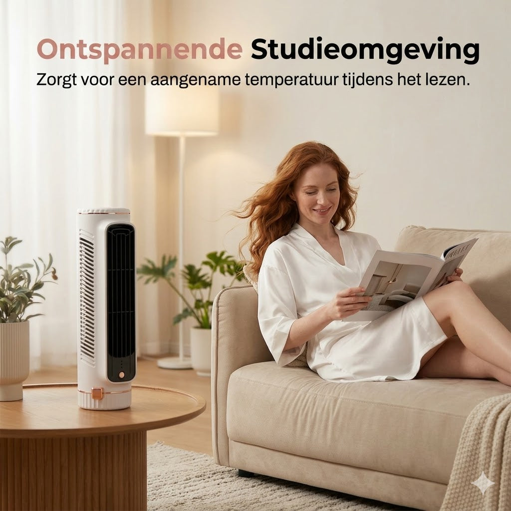 Draagbare USB-torenventilator met 3 snelheden