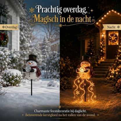 Snowman Magic Fountain LED tuinlamp