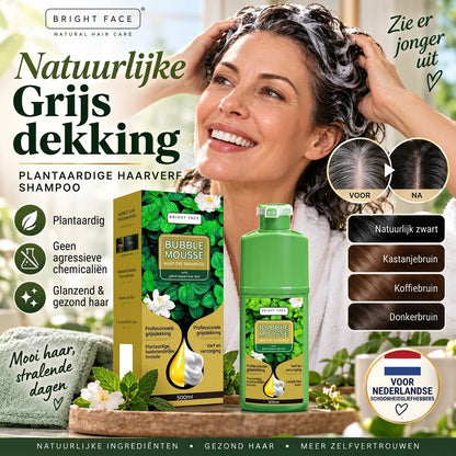 Langhoudende plantaardige schuimhaarverf zonder ammoniak