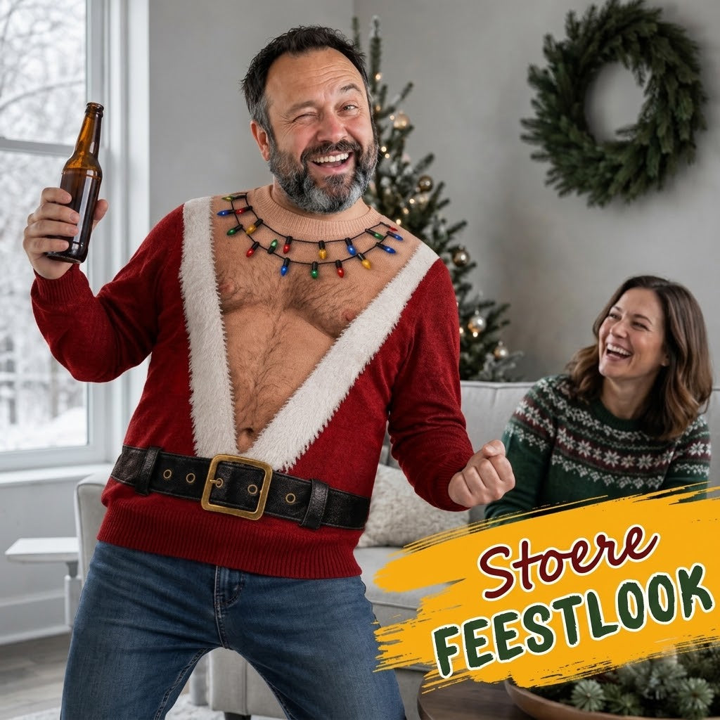 TomteLur grappige kersttrui voor feestjes