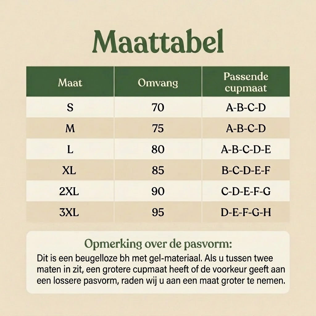 SoftForm beugelloze bh met natuurlijke pasvorm